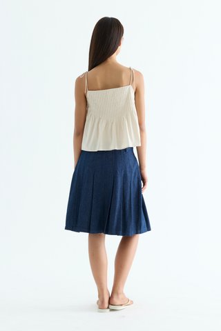 Brenelle Pin-tuck Top