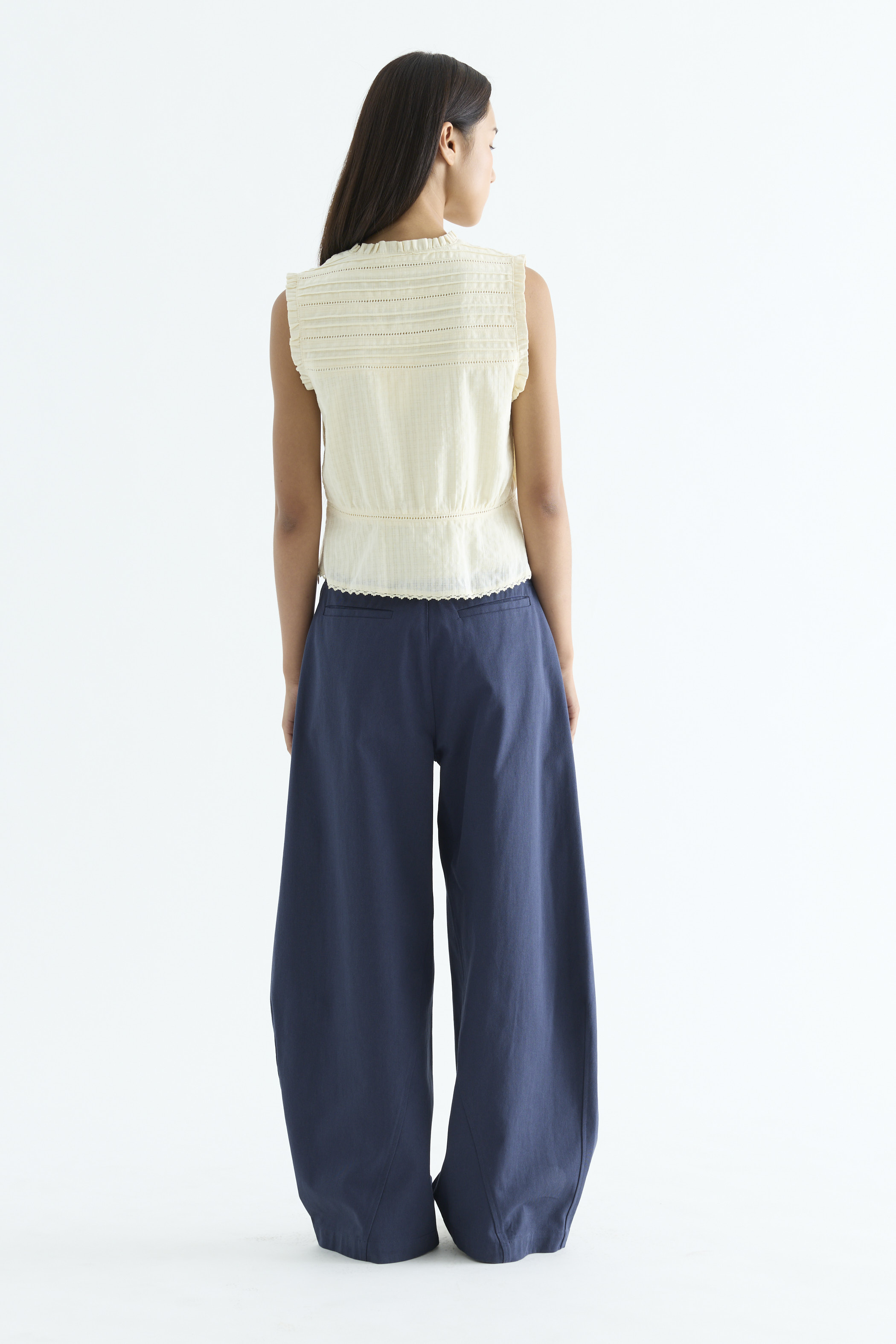 Bryne Pin-Tuck Top