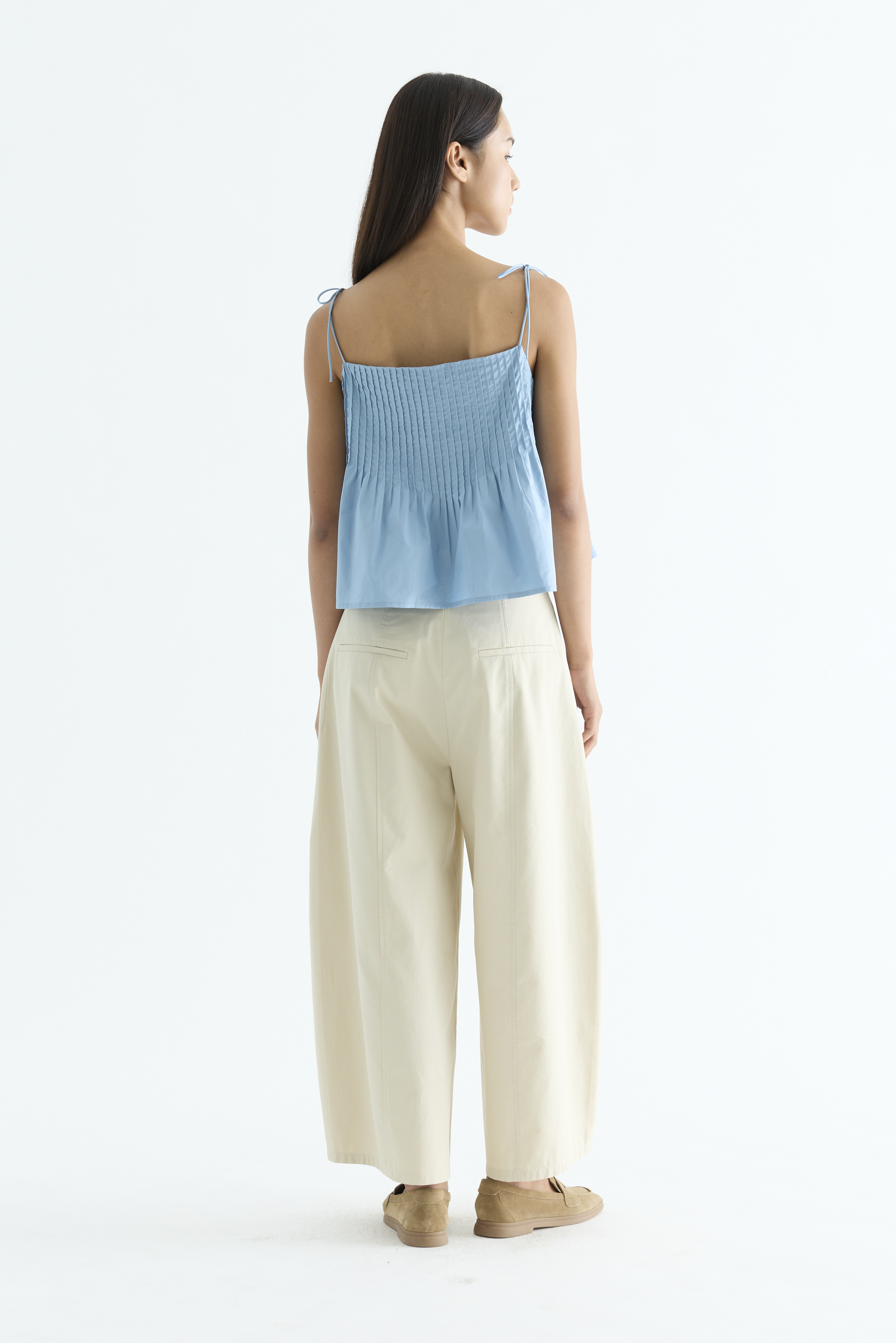 Brenelle Pin-tuck Top