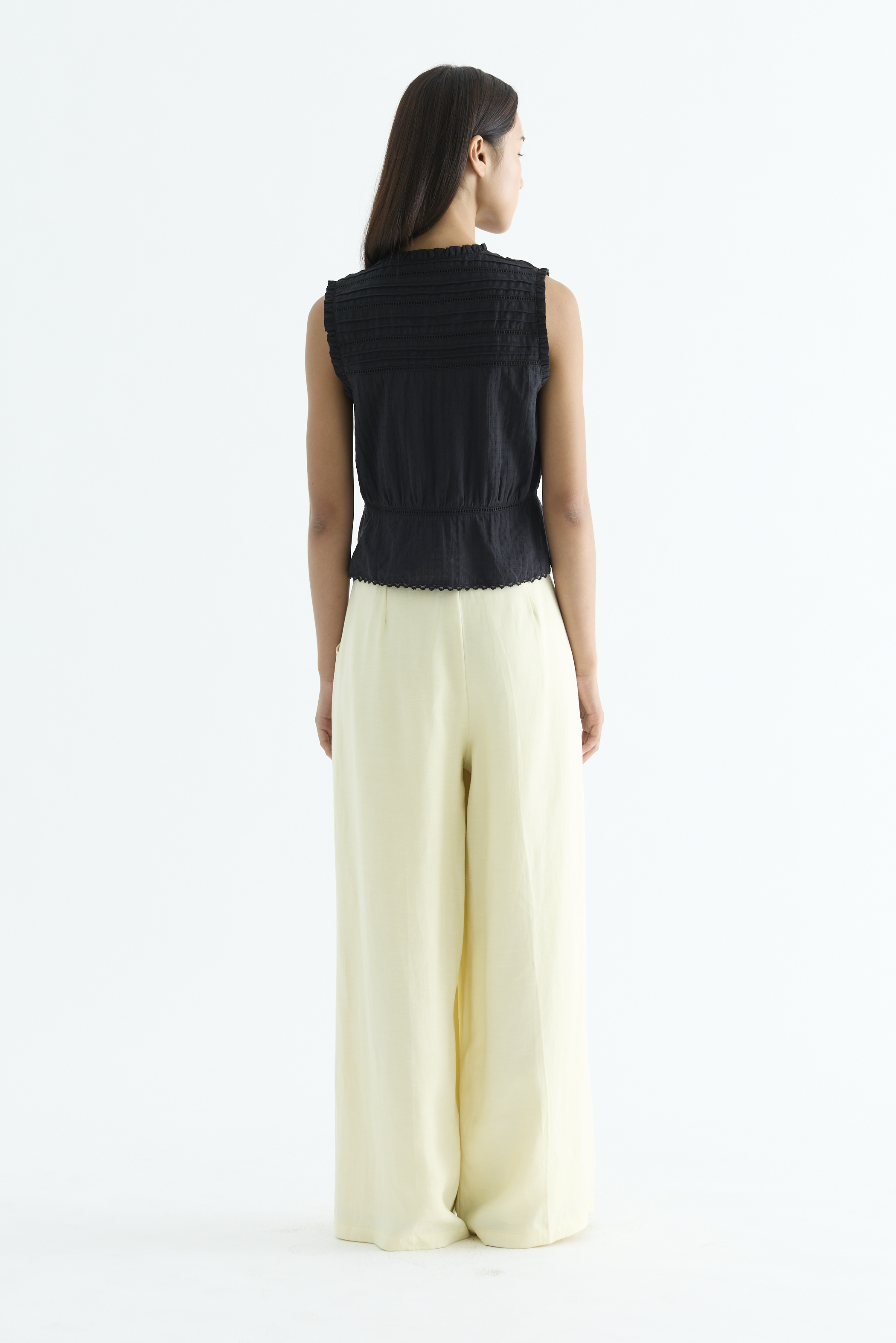 Bryne Pin-Tuck Top