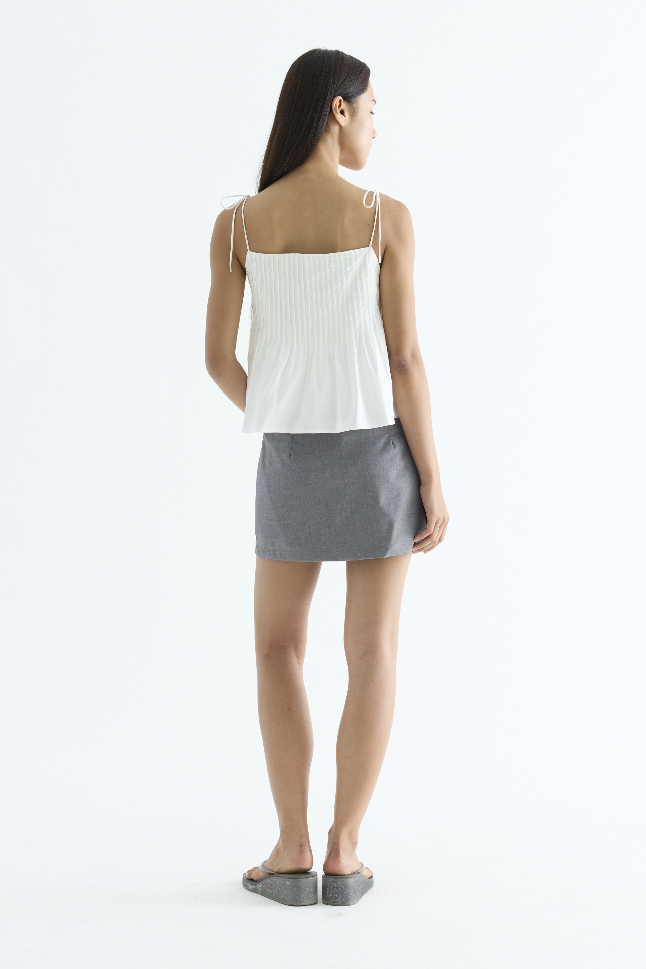 Brenelle Pin-tuck Top