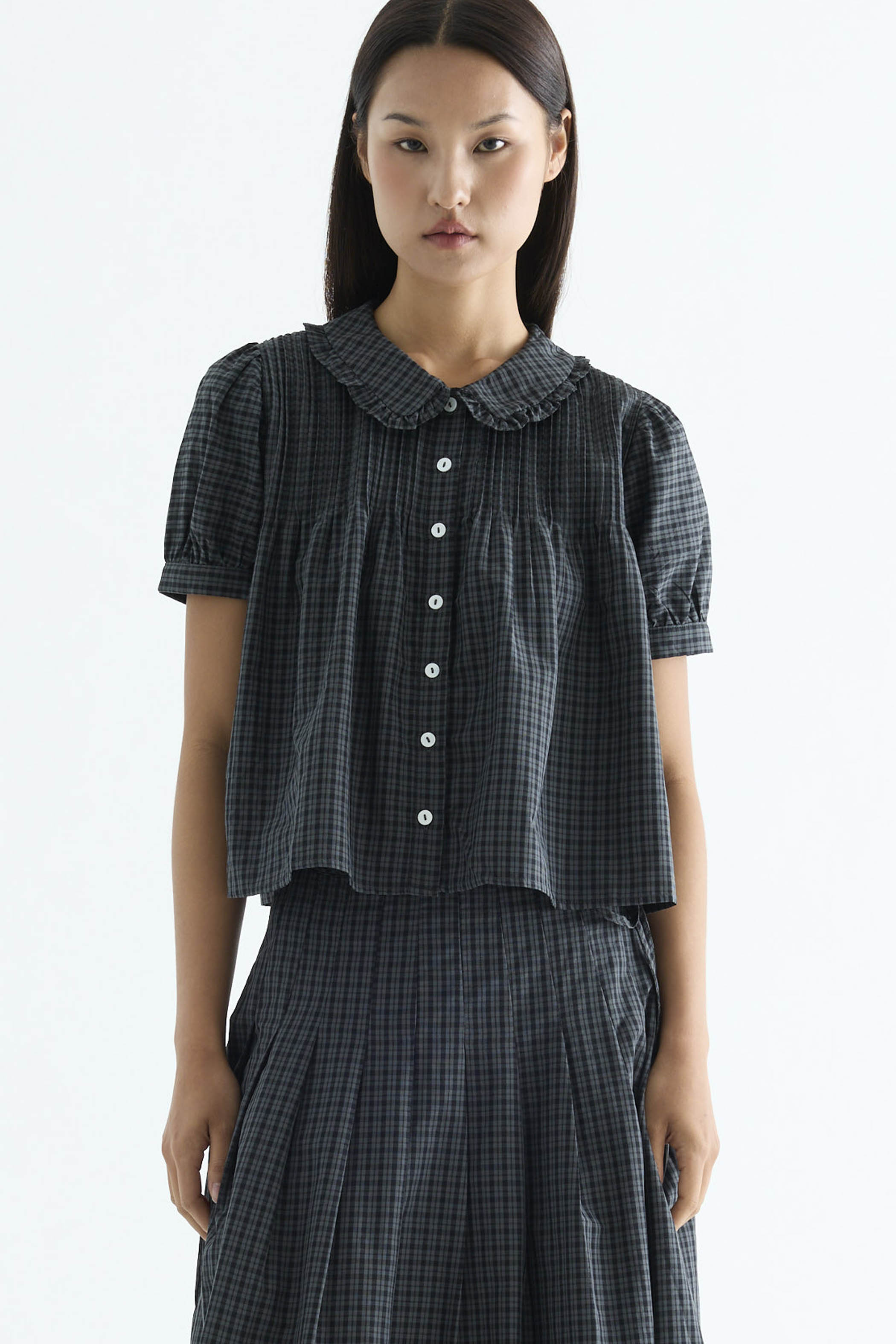 Tarea Pin-Tuck Shirt