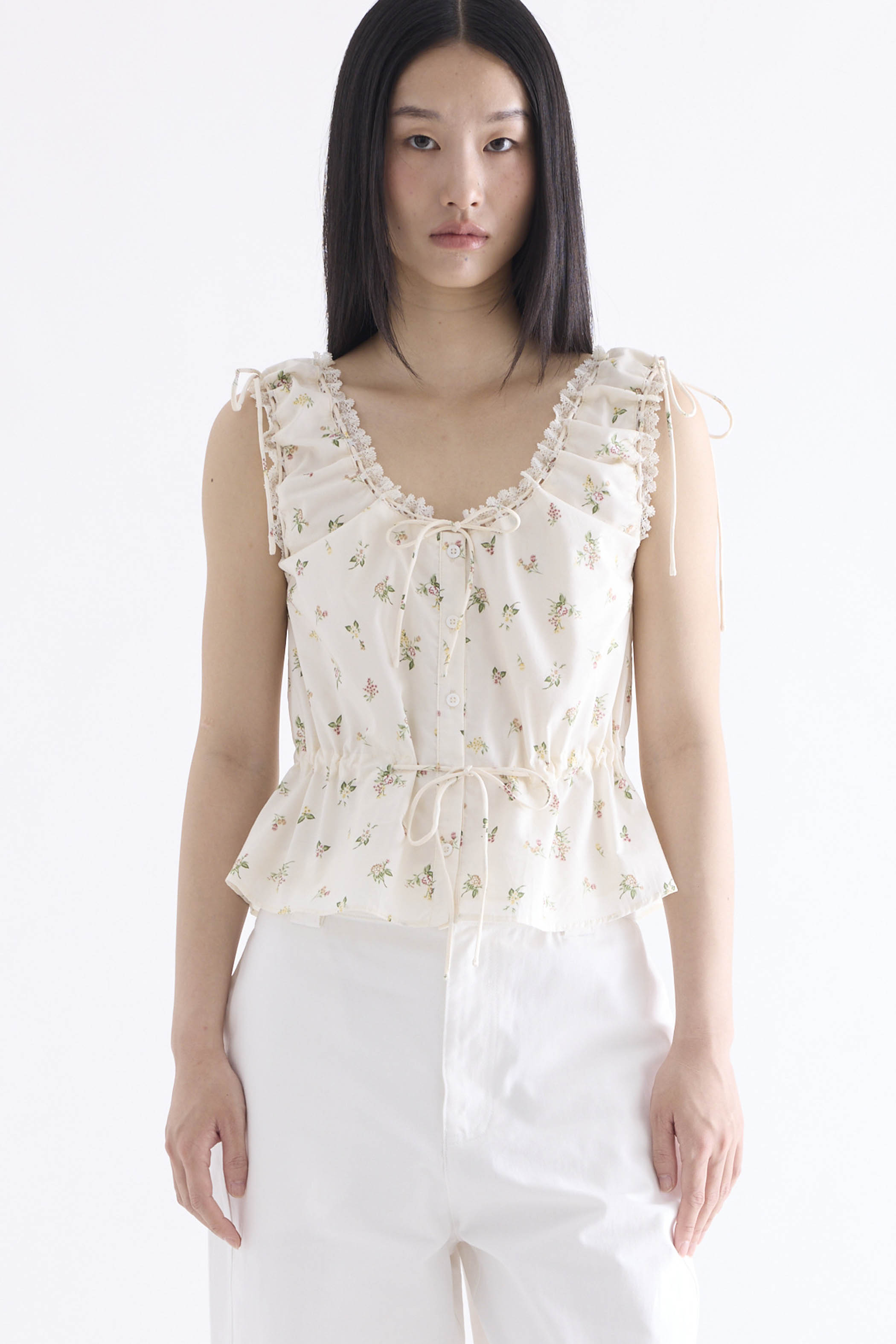 Delilah Strappy Drawstring Top