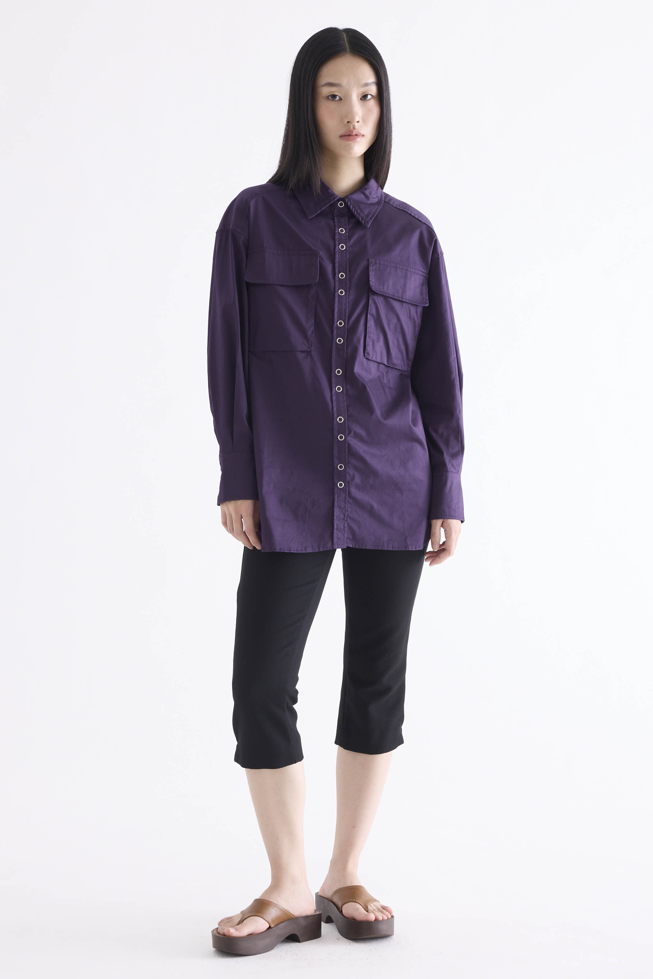 Nyx Studded Button-Down Shirt