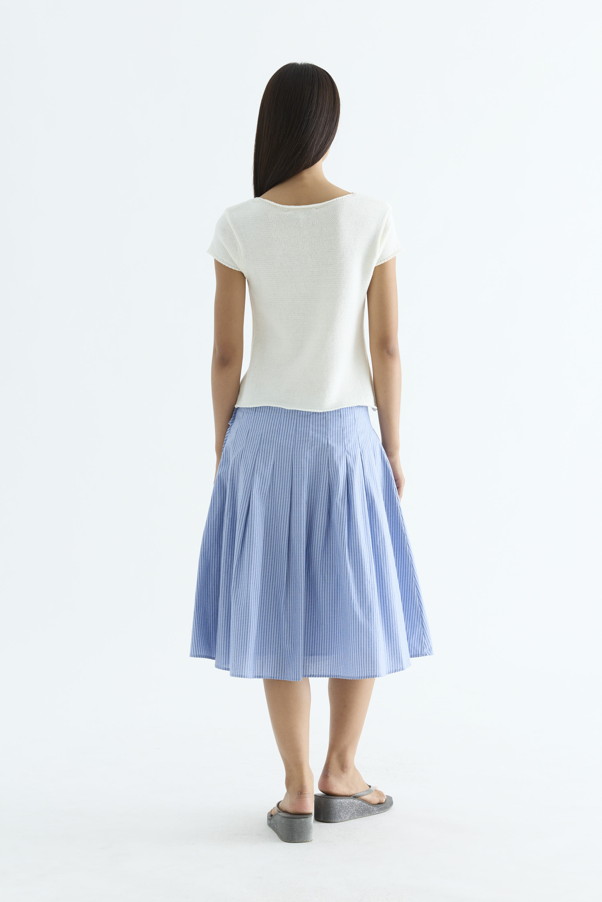 Kelyn Button-Down Knit Top