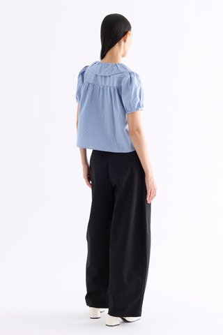 Emberlyn Peterpan-Collar Blouse