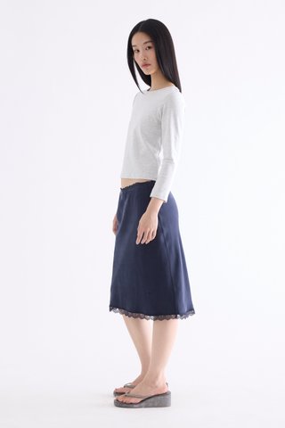 Lace Trim Skirt