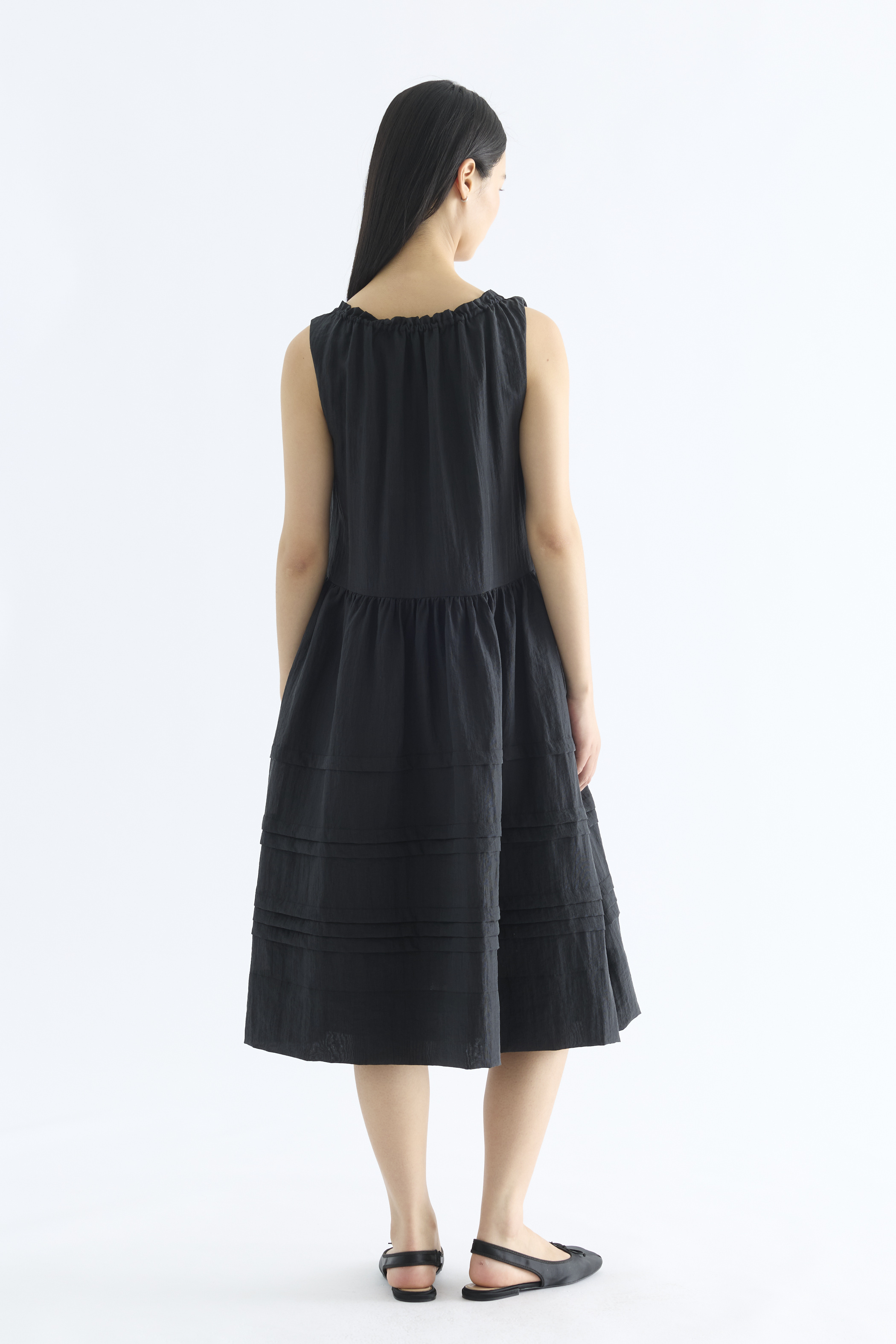 Leia Gathered Neck Dress