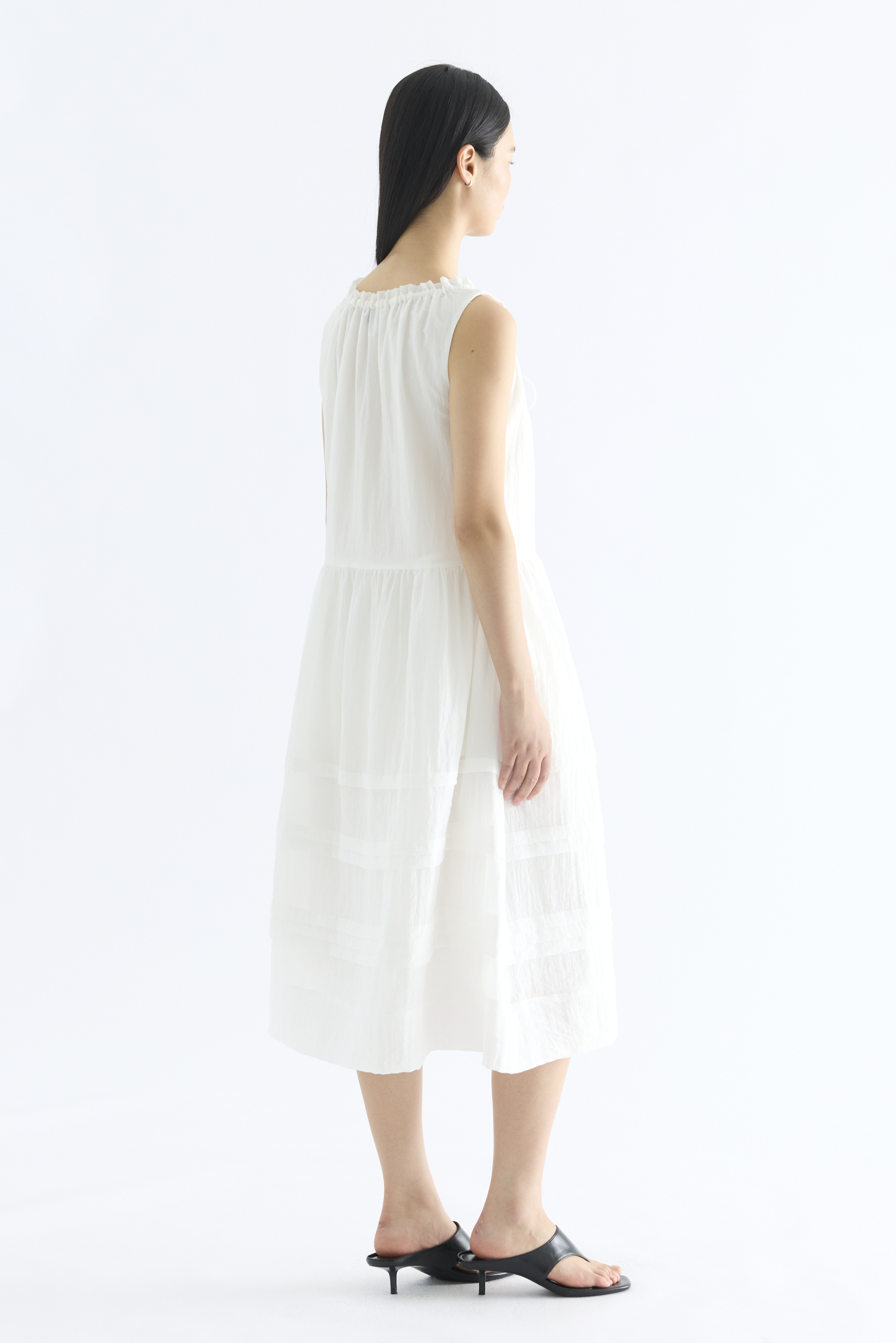 Leia Gathered Neck Dress