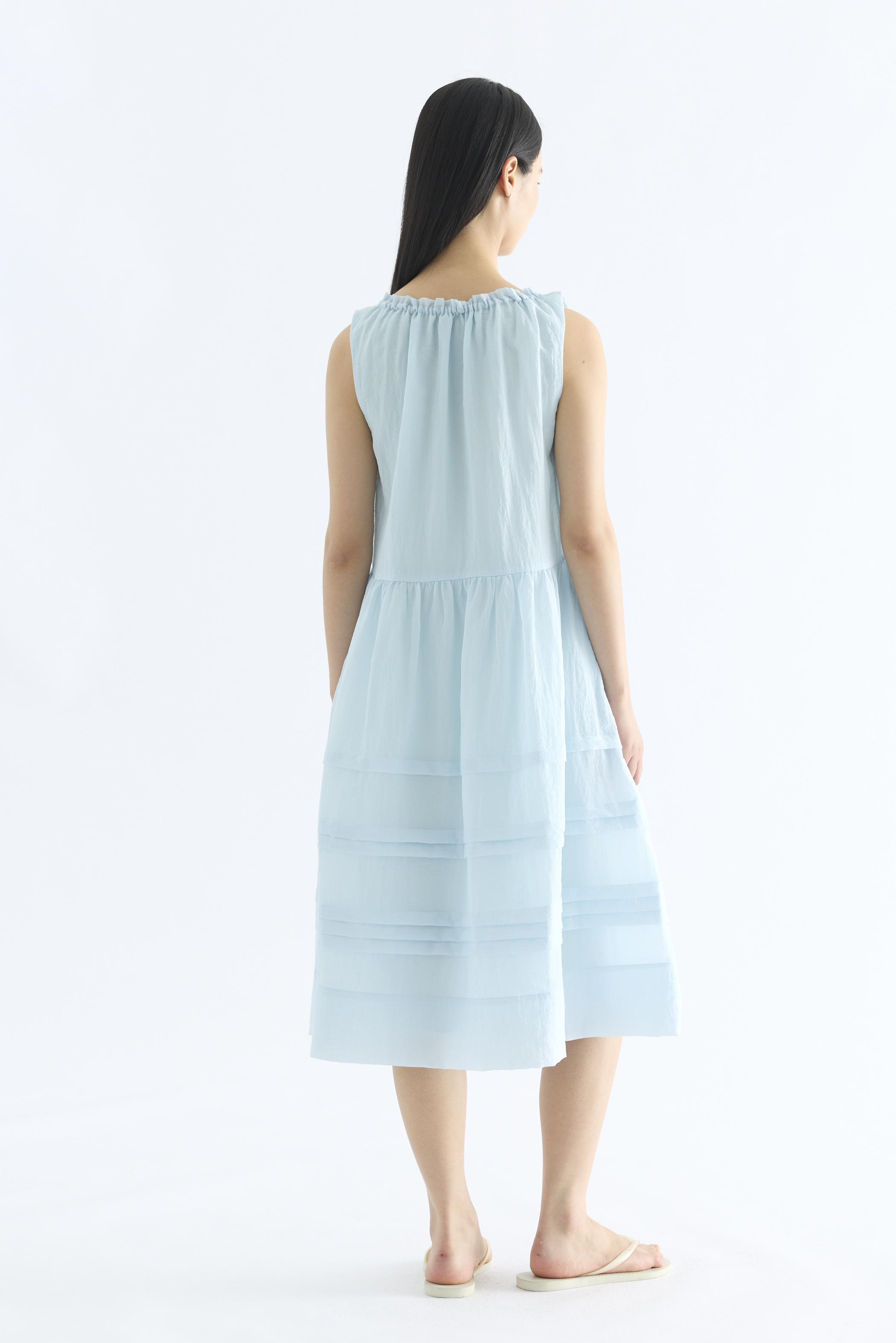 Leia Gathered Neck Dress