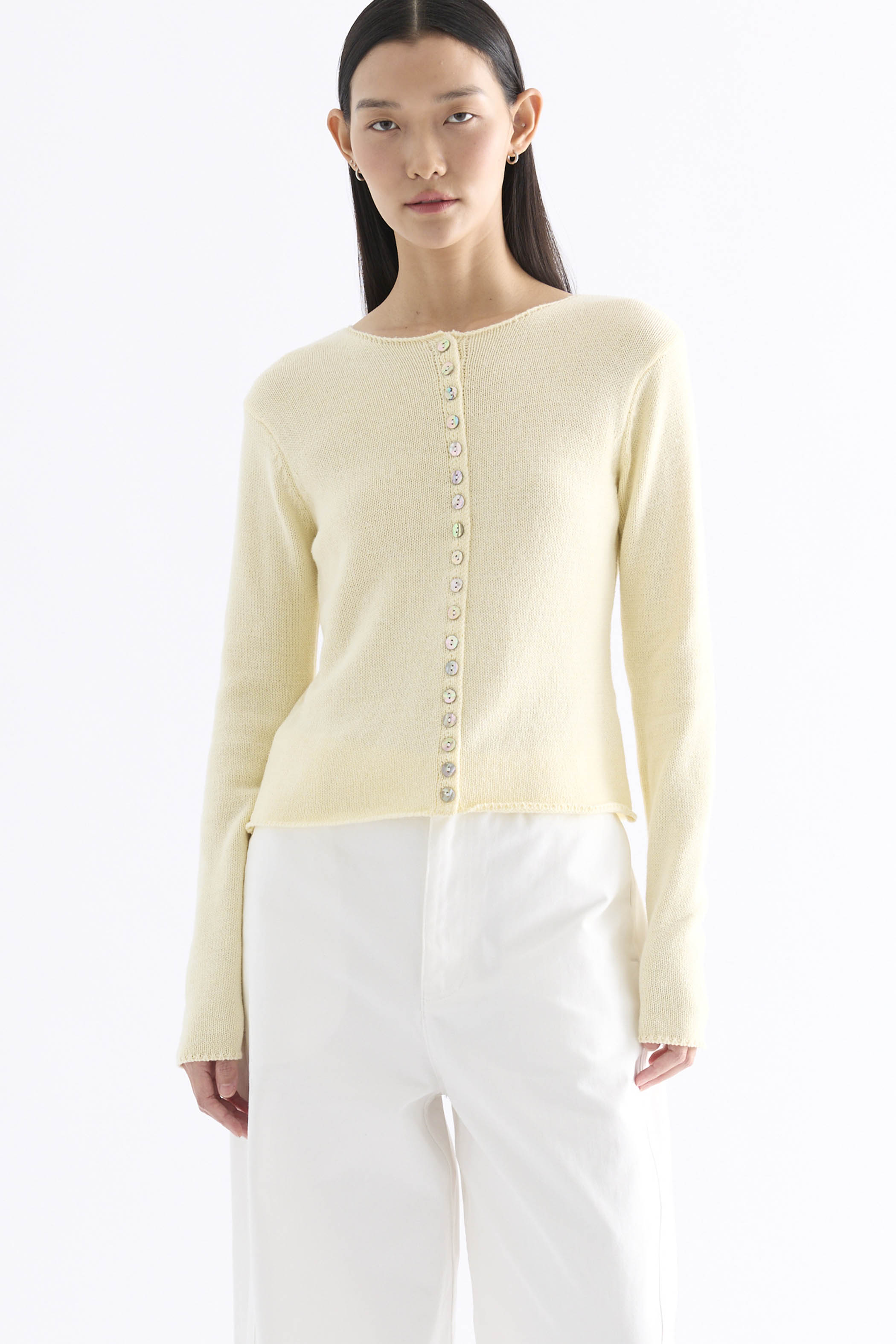 Alivia Button-Down Knit Cardigan