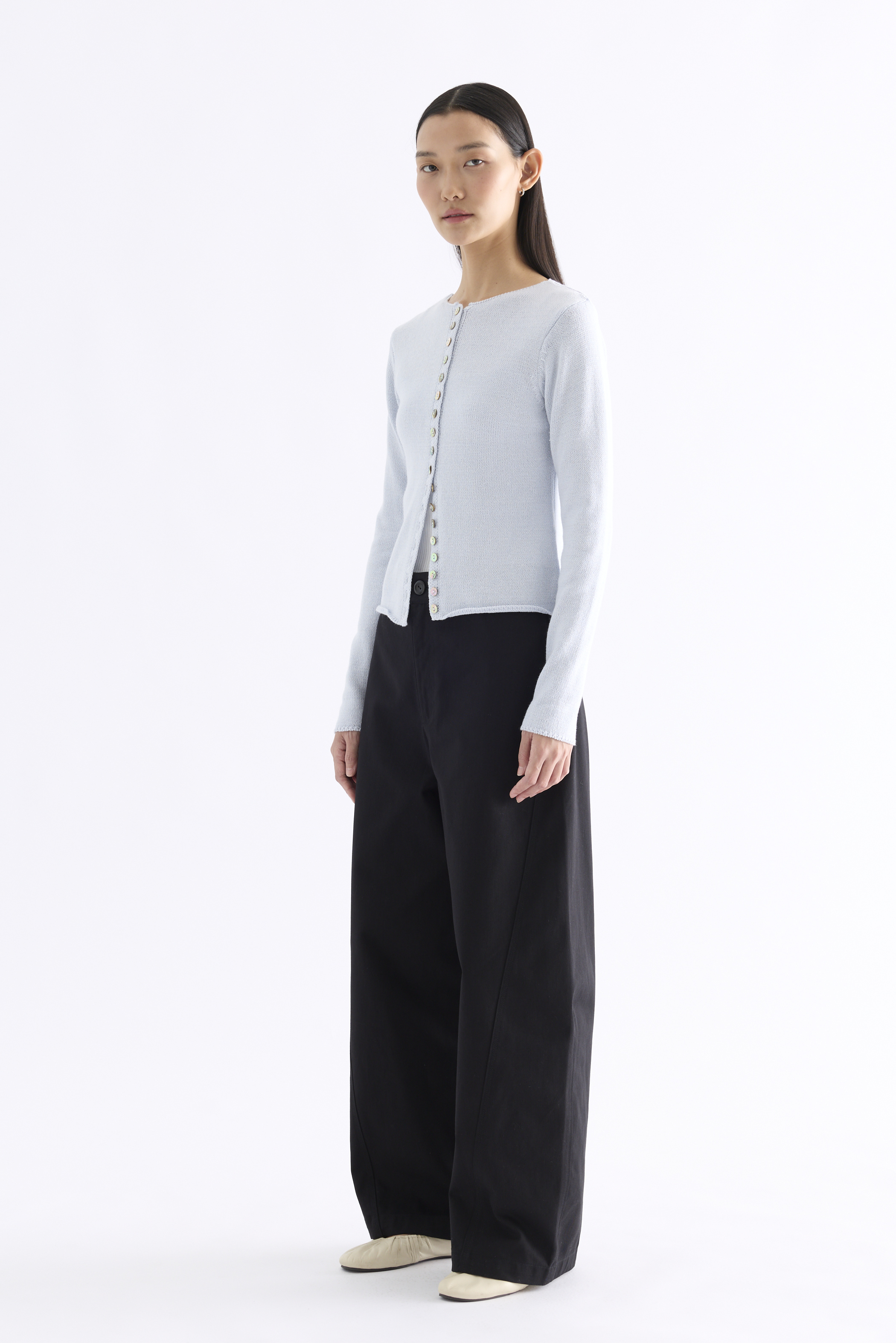 Alivia Button-Down Knit Cardigan