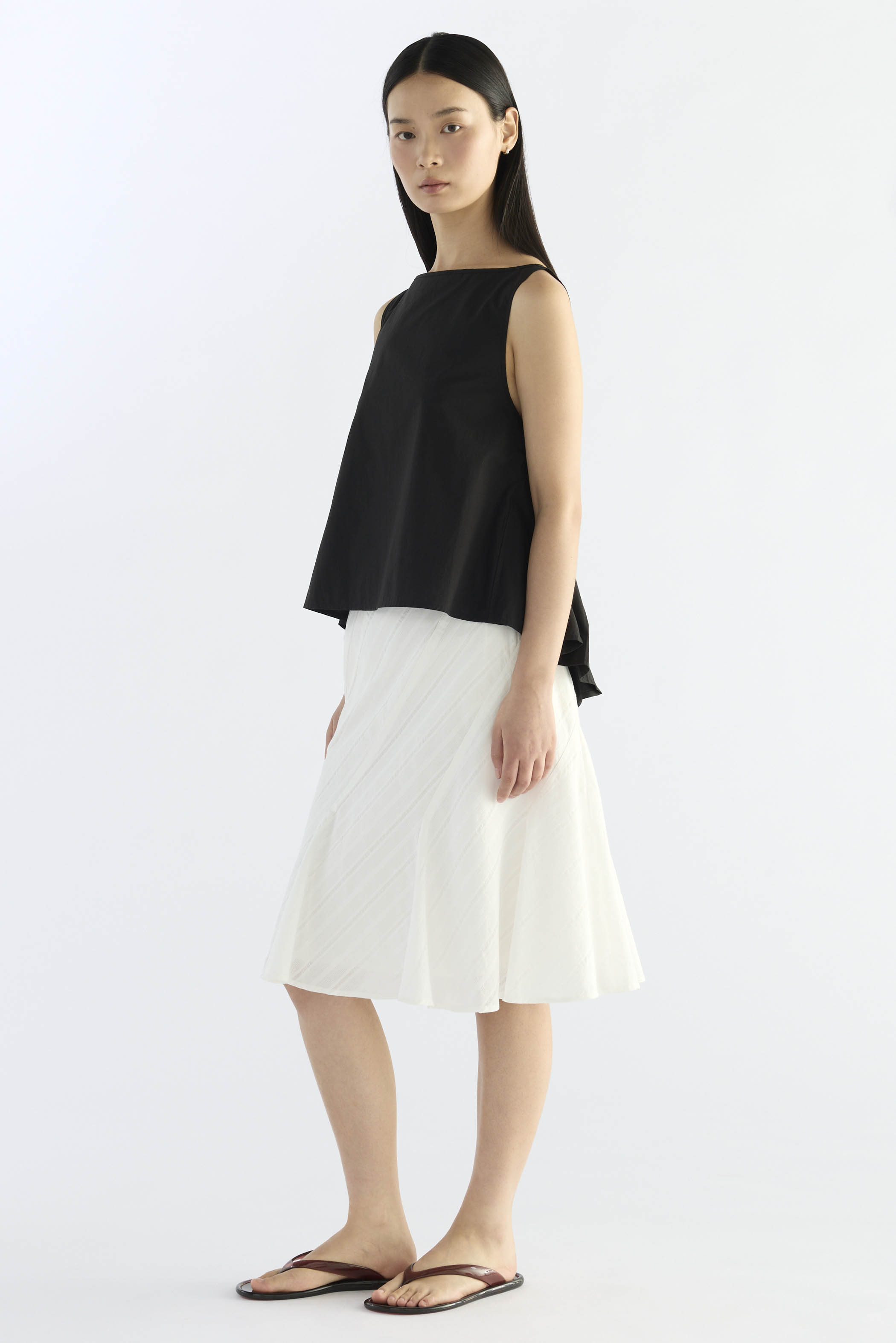 Alba Pleat Tie Back Top