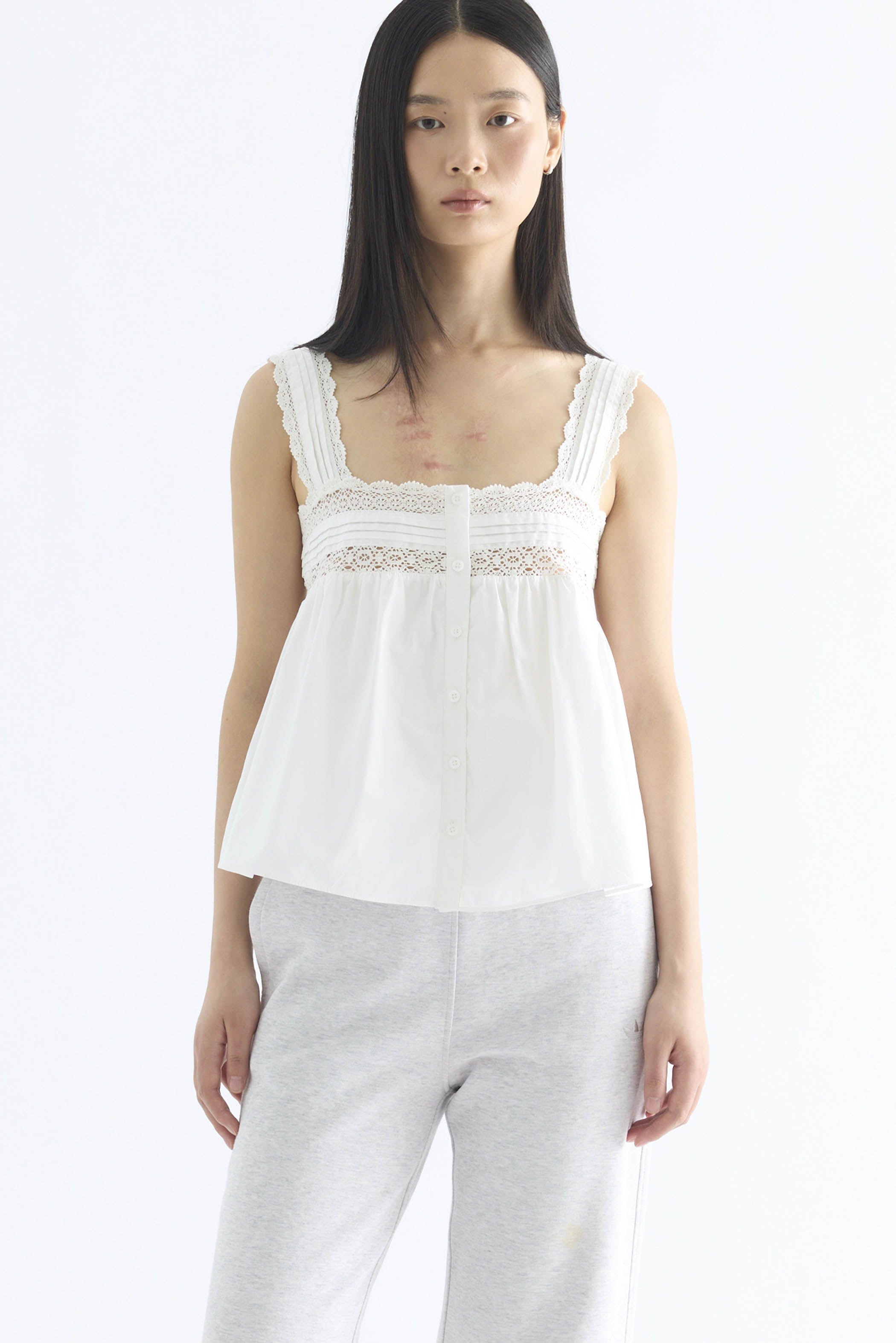 Belle Empire Lace Top