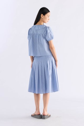 Emberlyn Peterpan-Collar Blouse