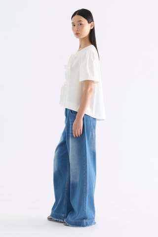 Selene Front-Tie Blouse