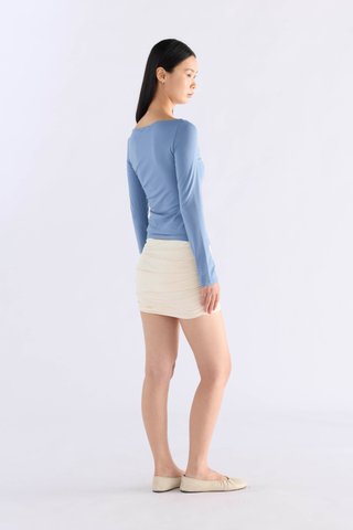 Sarah Ruch Stretch Mini Skirt