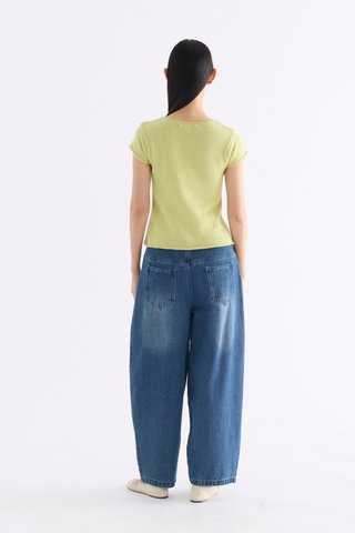 Kelyn Button-Down Knit Top