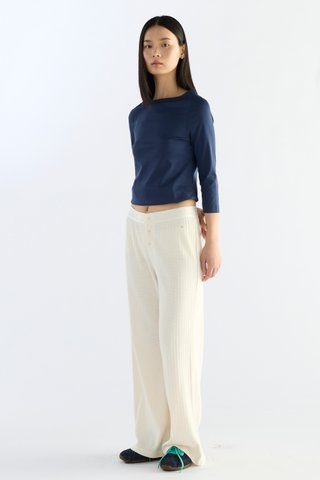 Pointelle Relaxed Pants