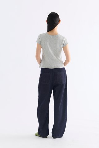 Kelyn Button-Down Knit Top