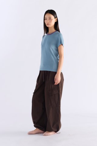 Joey Contrast Neck Tee