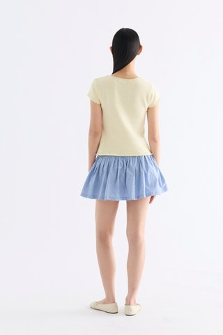 Kelyn Button-Down Knit Top