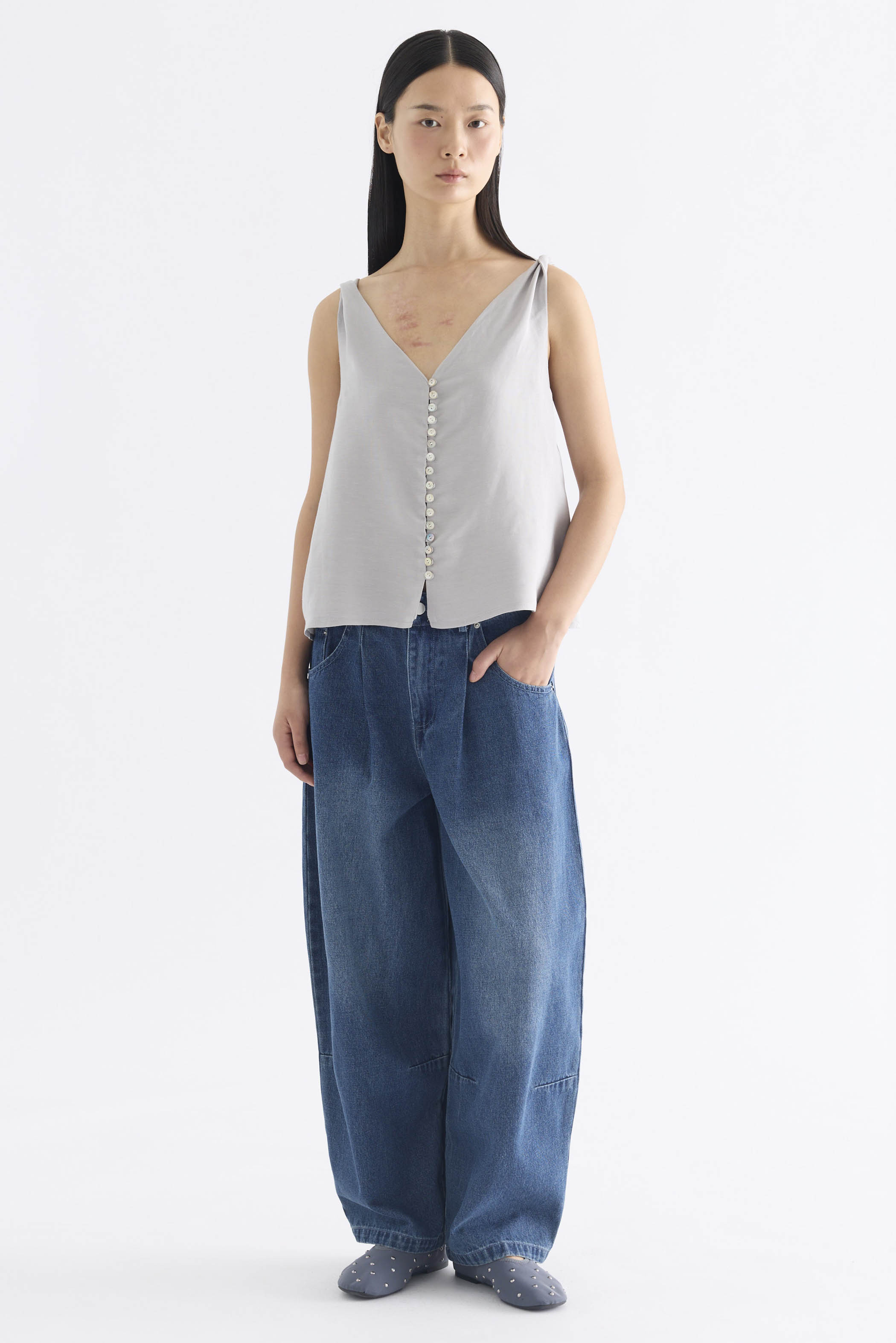 Zinnia Twist Strap Top