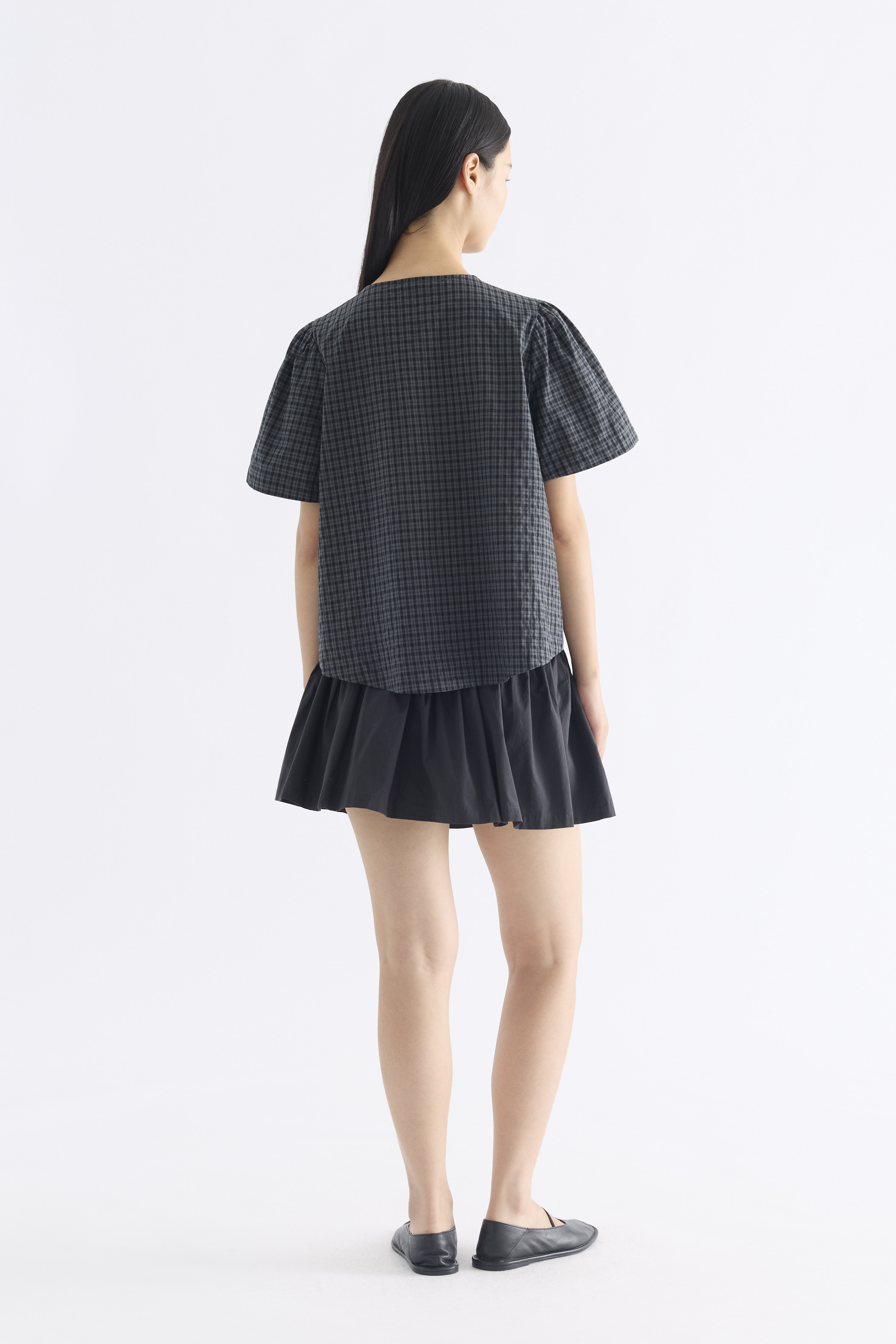 Selene Front-Tie Blouse