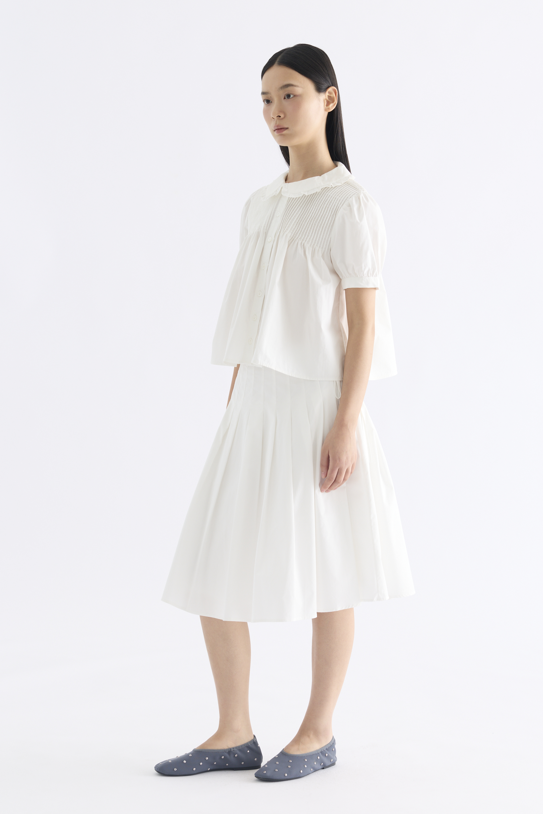 Tarea Pin-Tuck Shirt