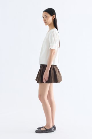 Elsie Lace Neck Blouse