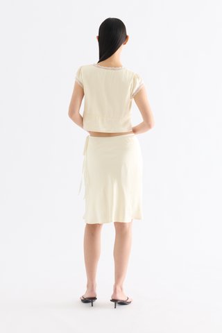 Gracie Lace V Neck Top