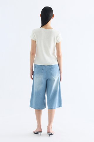 Kelyn Button-Down Knit Top