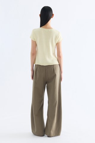 Kelyn Button-Down Knit Top
