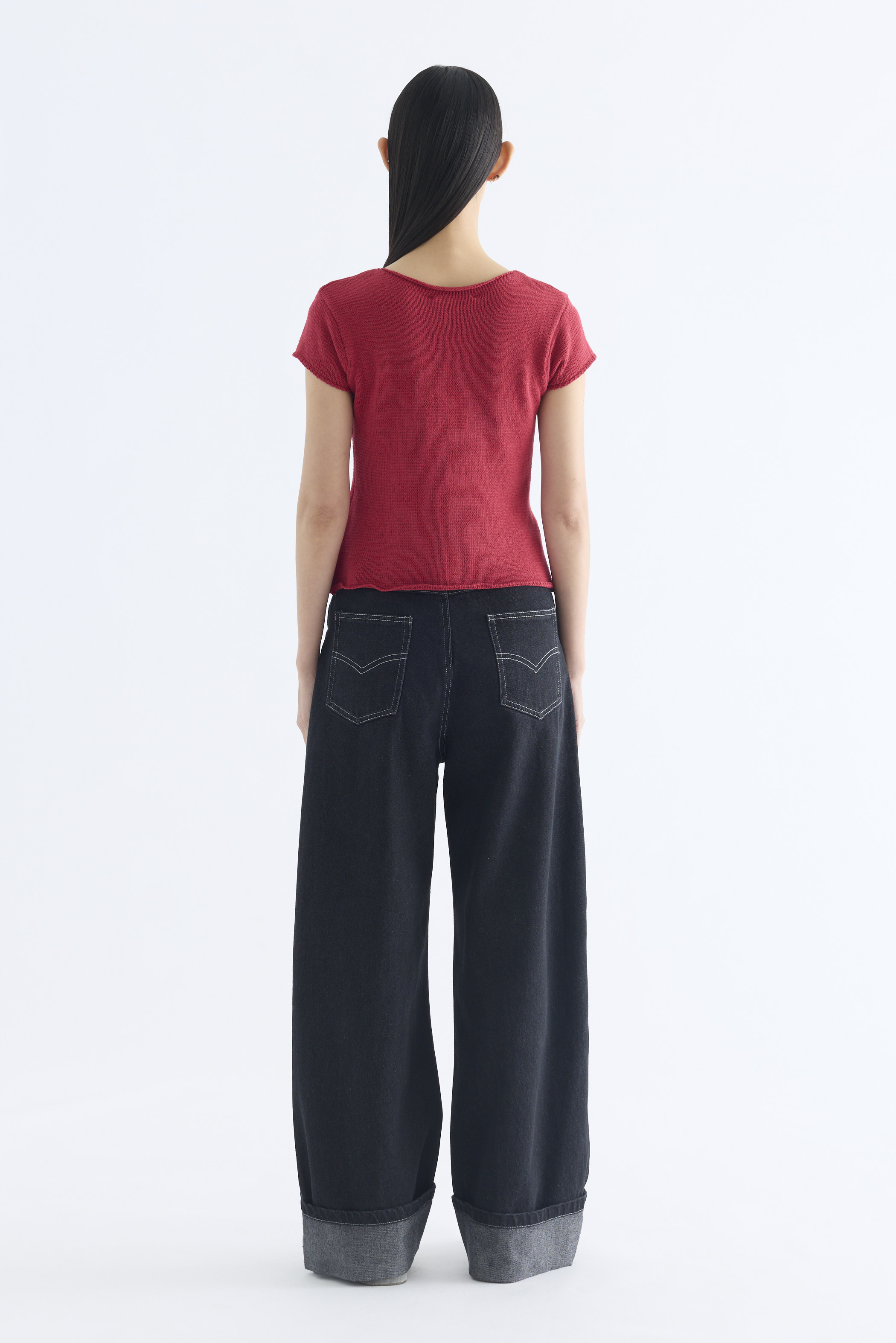 Kelyn Button-Down Knit Top