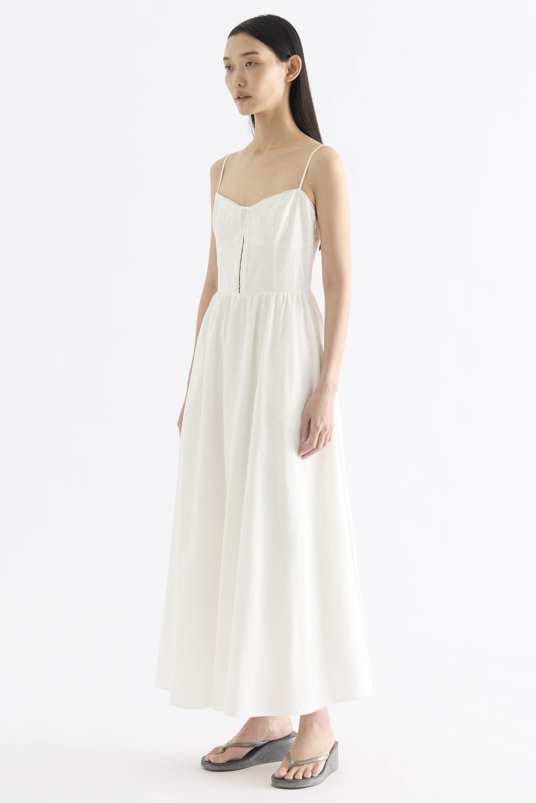 Rowyn Crochet-Trim Dress