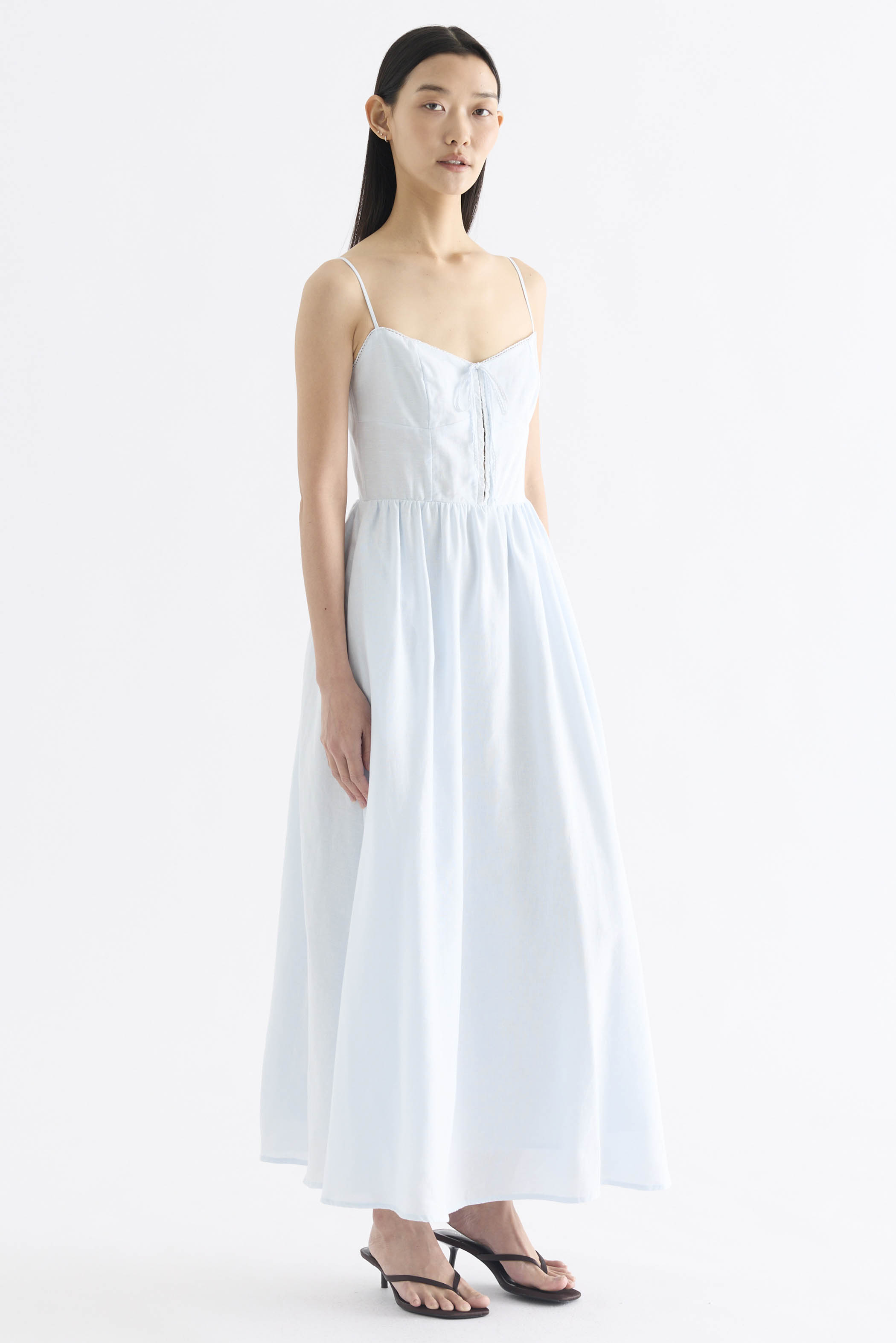 Rowyn Crochet-Trim Dress