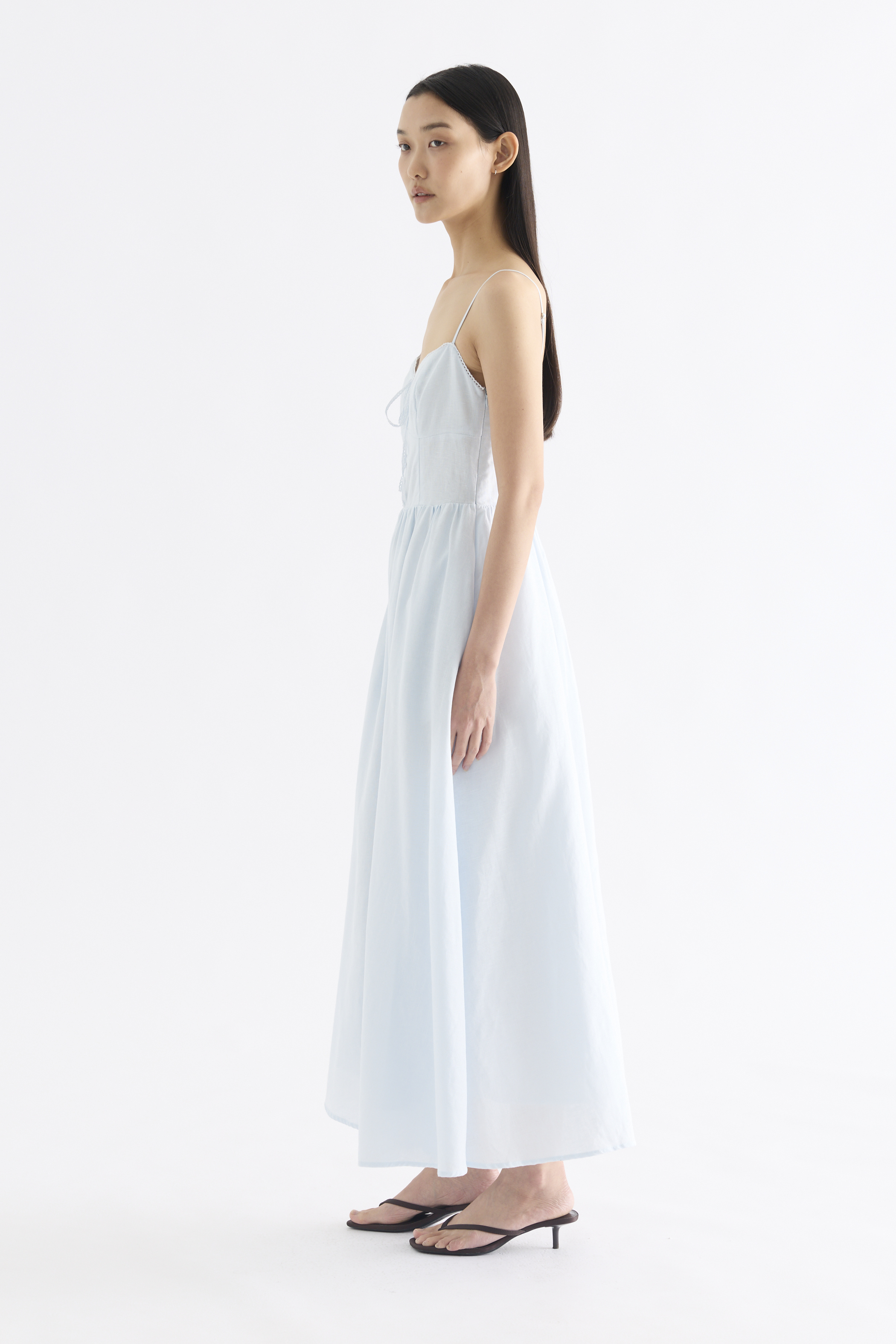 Rowyn Crochet-Trim Dress