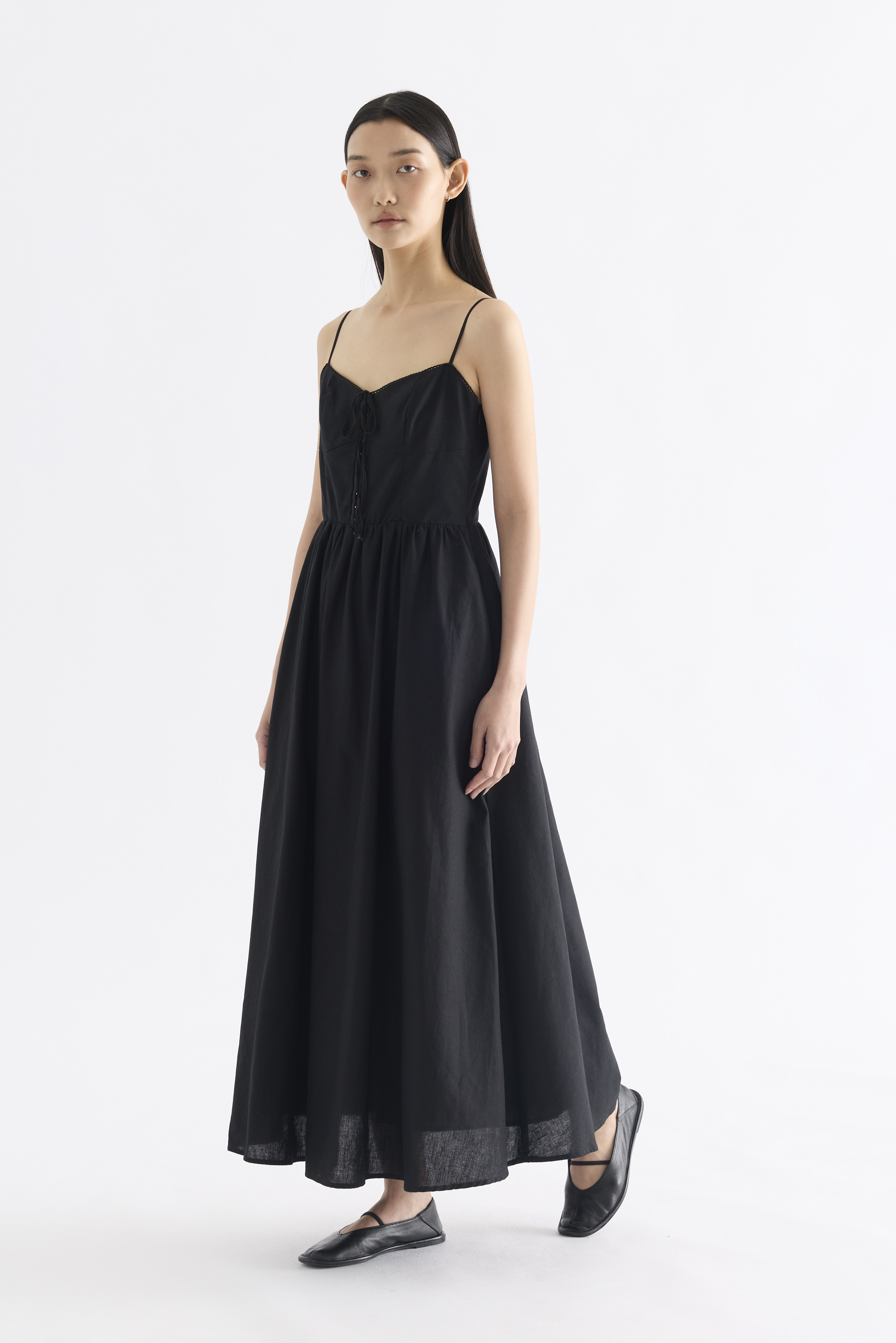 Rowyn Crochet-Trim Dress