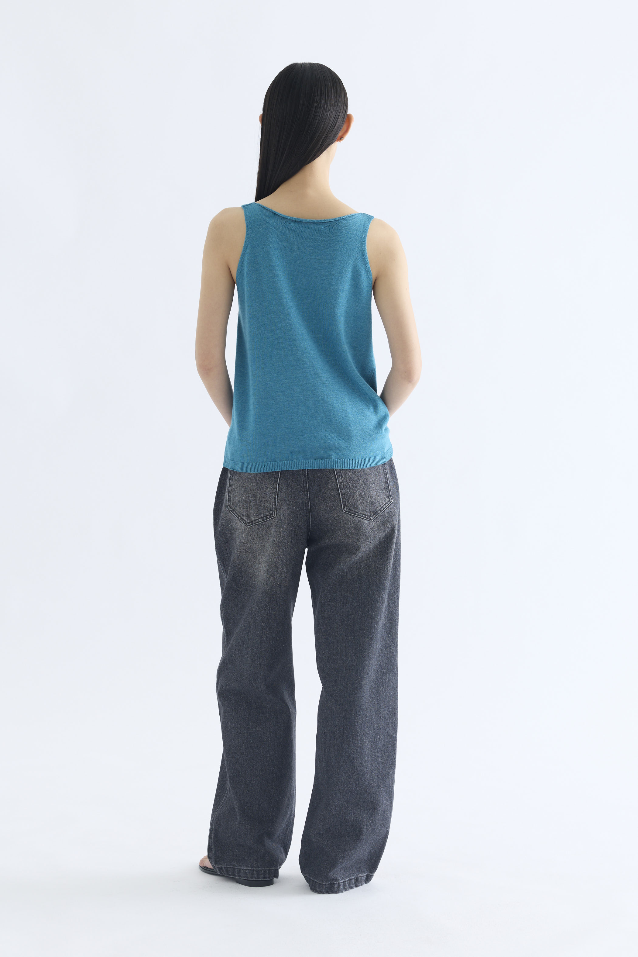 Erika Cowl Neck Knit Tank