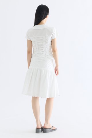Josie Peterpan-Collar Ruch Blouse