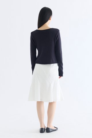Alivia Button-Down Knit Cardigan