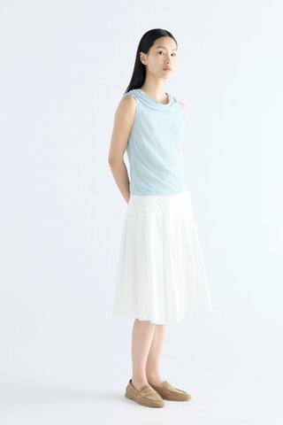 Cassi Drape Fitted Top