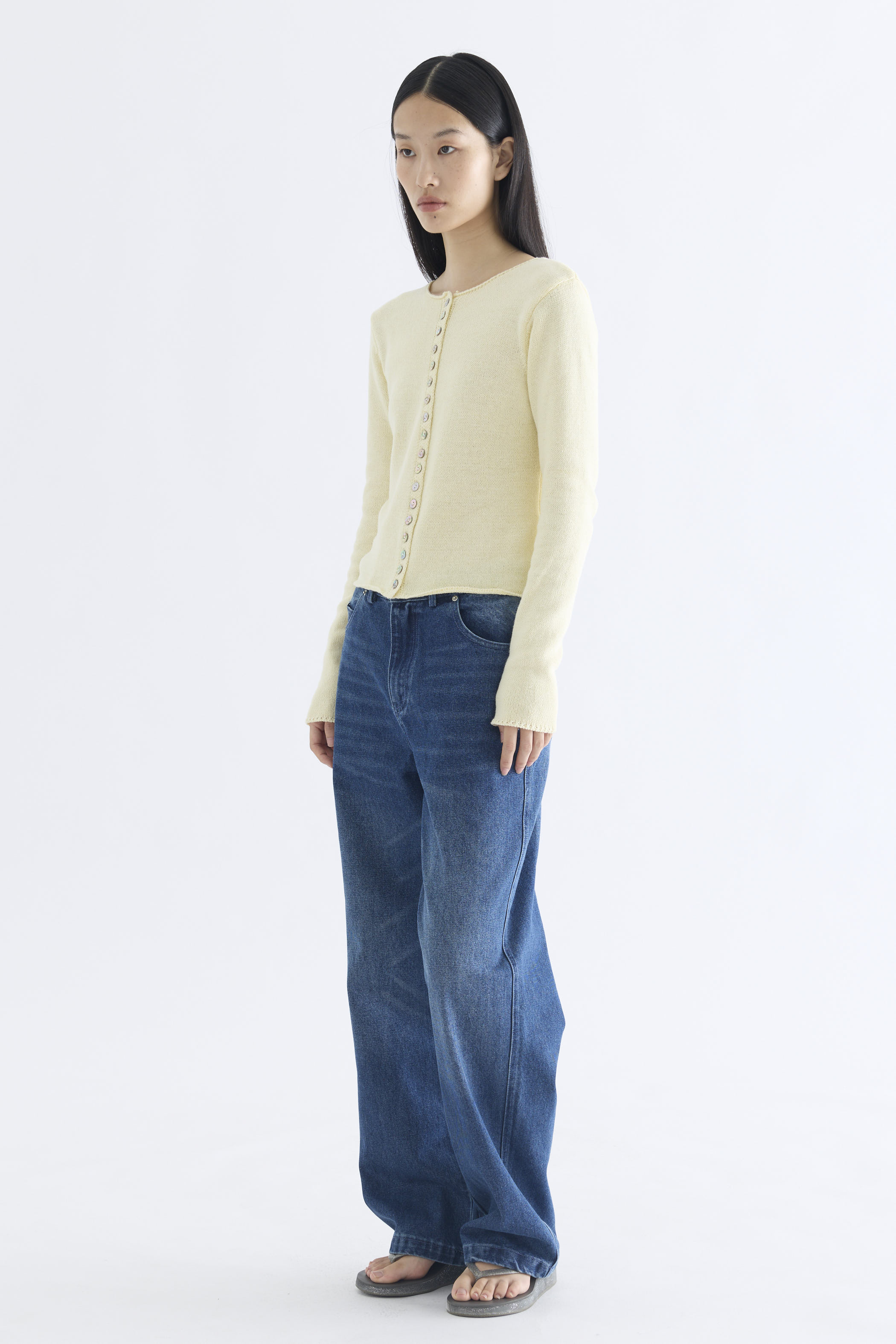Alivia Button-Down Knit Cardigan