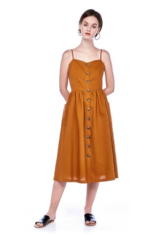 Valda Button-Down Dress 