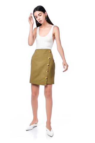 Kyo Button-Down Skirt 