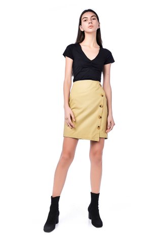 Kyo Button-Down Skirt 