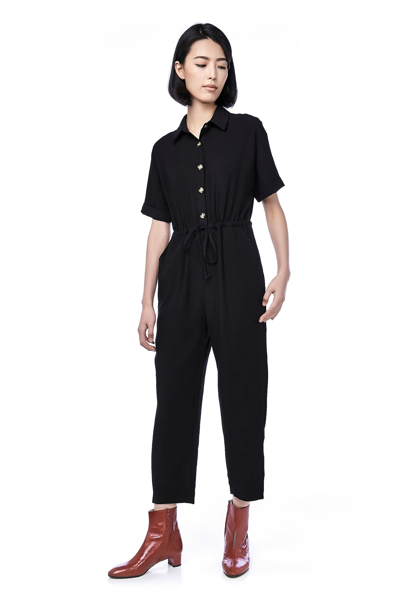 Lily Collared Jumpsuit 