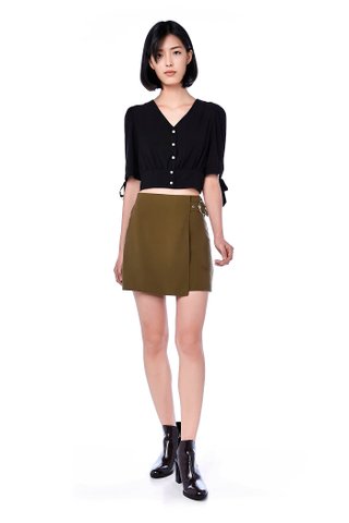 Dolce Side-buckle Skirt 