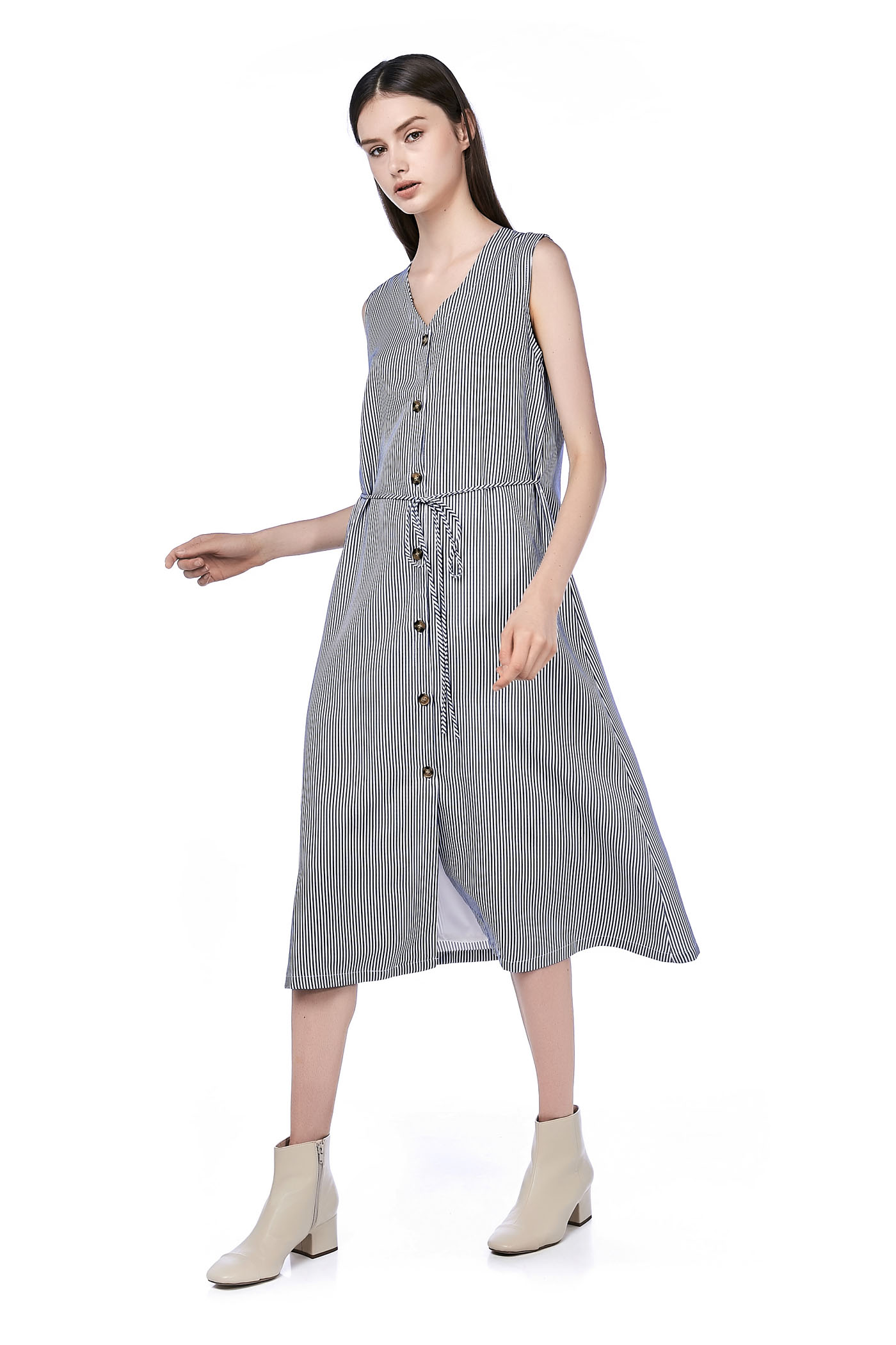 Veron Button-Through Maxi Dress 