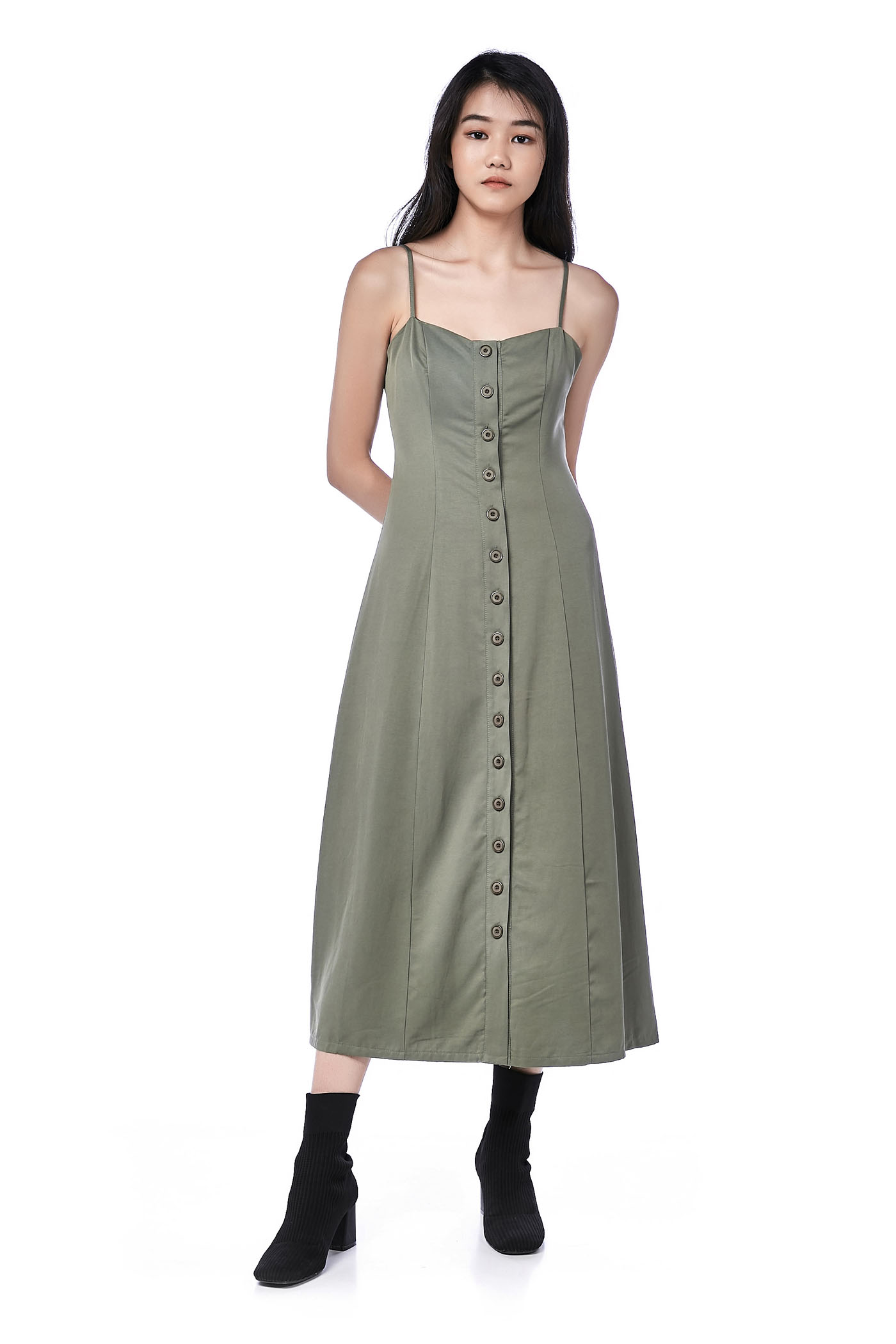 Koozel Button-Through Maxi Dress 